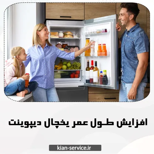 افزایش طول عمر یخچال دیپوینت