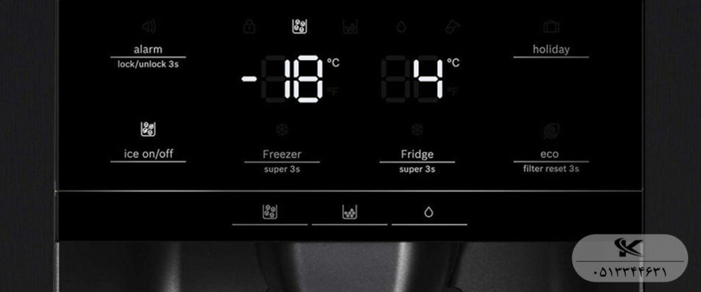 دمای نهایی یخچال سامسونگ 123