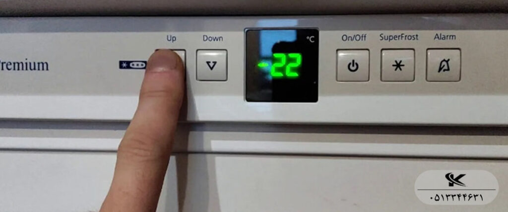 تثبیت دمای یخچال سامسونگ قدیمی بعد از تنظیمات