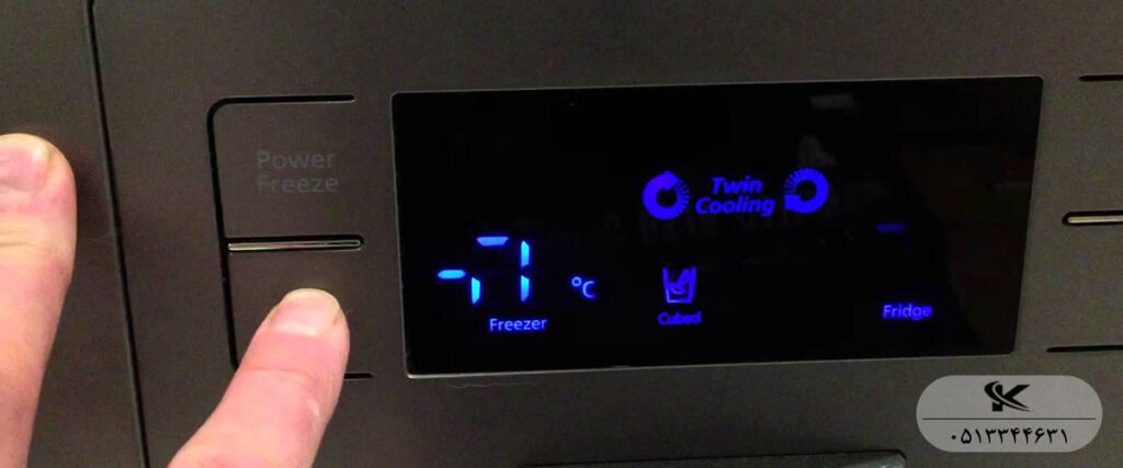 استفاده از تکنولوژی Twin Cooling برای تنظیم دمای فریزر