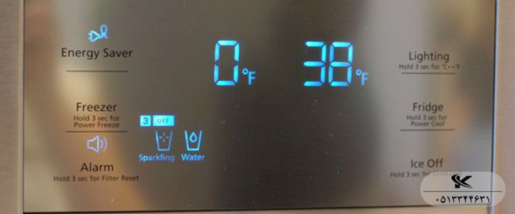 آموزش تصویری تنظیم دمای یخچال سامسونگ و تنظیم دما روی ۳۸ درجه فارنهایت