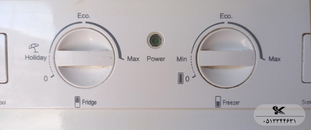 تنظیم ولوم یخچال سامسونگ قدیمی روی حالت صرفهجویی Eco و تعطیلات